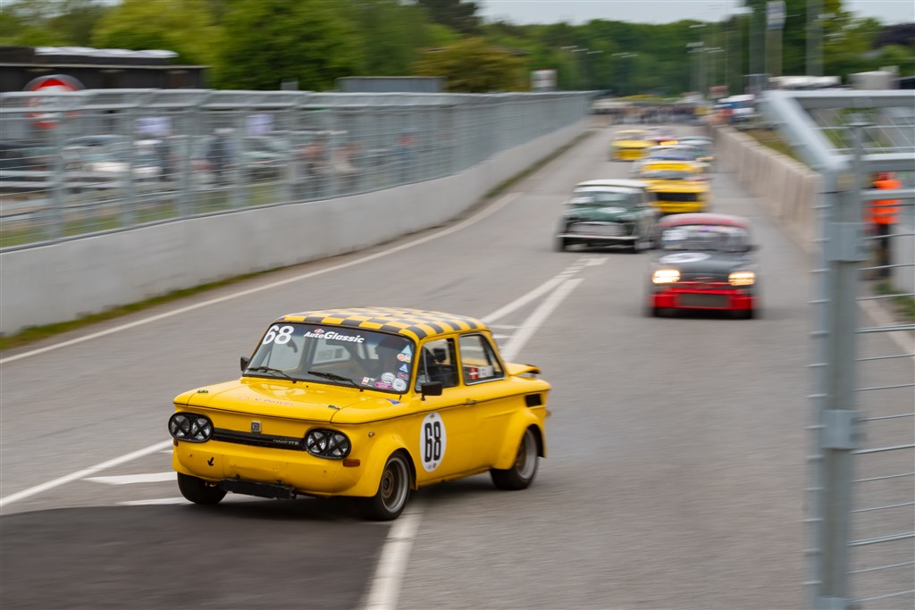De mindste biler fra 71-klassen får deres egne løb i årets Classic Race Viborg.
(Foto: Classic Race Medieteam)